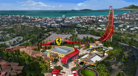 Ferrari Land, dalle montagne russe alle montagne Rosse